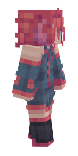 Blue skin: body, right side render
