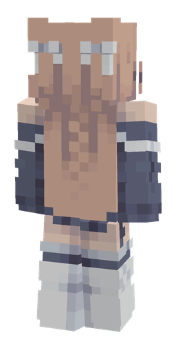 Gray skin: body, back render