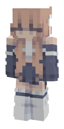 Gray skin: body, front render