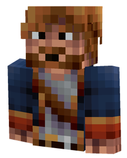 Blue skin: bust render