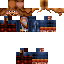 Blue skin: raw texture render