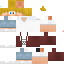 Classic skin: raw texture render