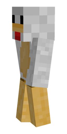 Blue skin: body, left side render