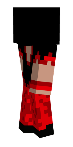 Black skin: body, left side render