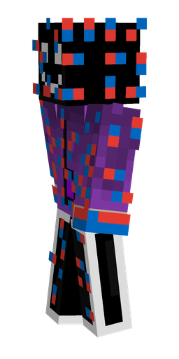 Black skin: body, left side render
