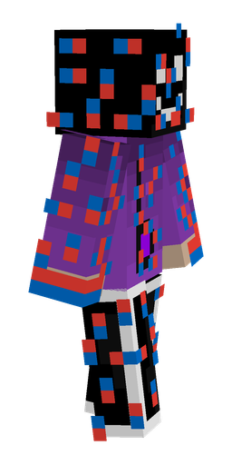 Black skin: body, right side render