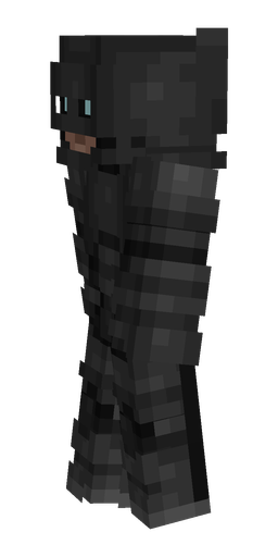 Black skin: body, left side render