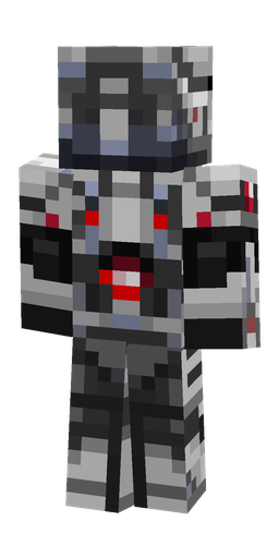 Black skin: body, back render