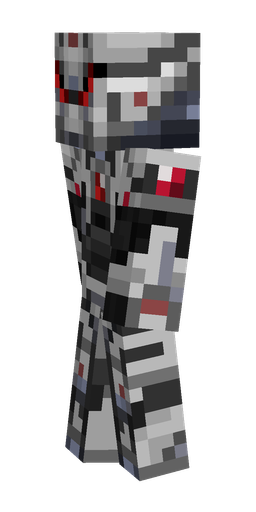 Black skin: body, left side render