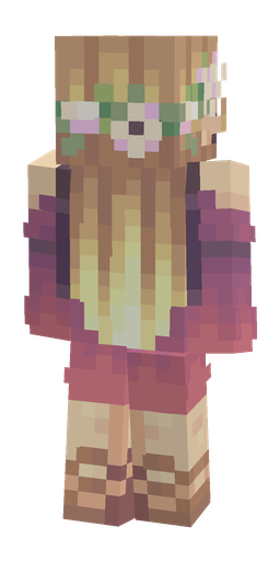 Orange skin: body, back render