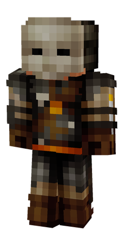 Black skin: body, front render