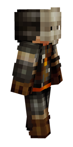 Black skin: body, right side render