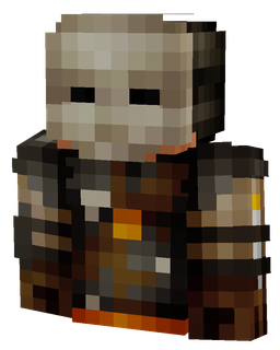 Black skin: bust render