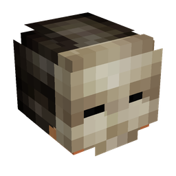 Black skin: head render