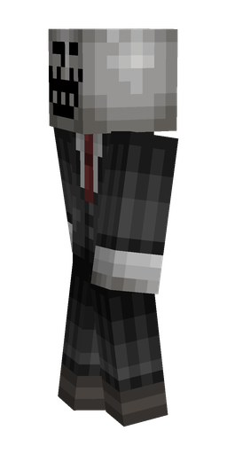 Black skin: body, left side render