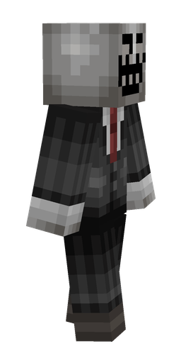 Black skin: body, right side render