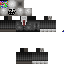 Black skin: raw texture render