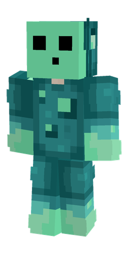 Blue skin: body, front render