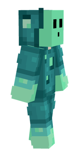 Blue skin: body, right side render