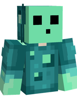 Blue skin: bust render