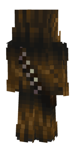 Black skin: body, back render