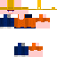 Blue skin: raw texture render