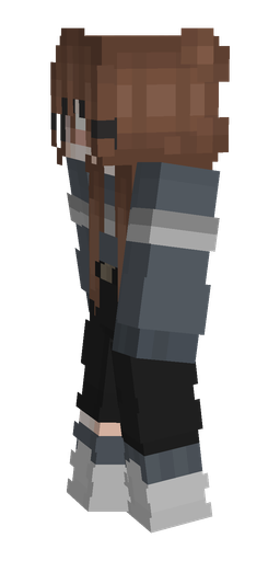 Black skin: body, left side render