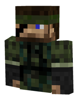Black skin: bust render