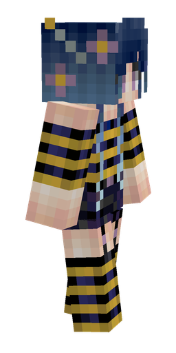 Blue skin: body, right side render