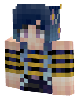 Blue skin: bust render