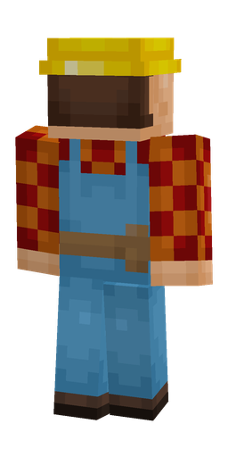 Blue skin: body, back render