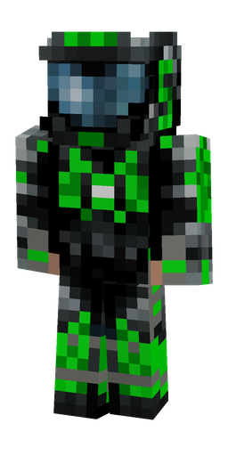 Black skin: body, front render