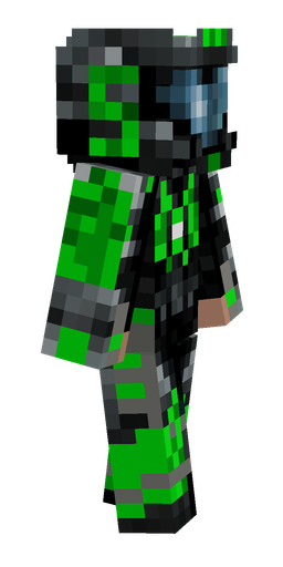 Black skin: body, right side render
