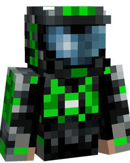 Black skin: bust render