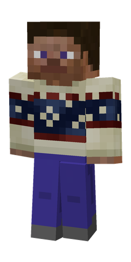 Black skin: body, front render