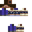 Black skin: raw texture render