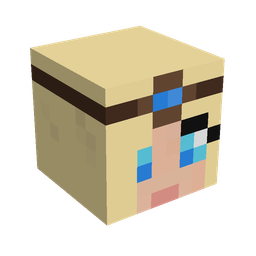 Brown skin: head render