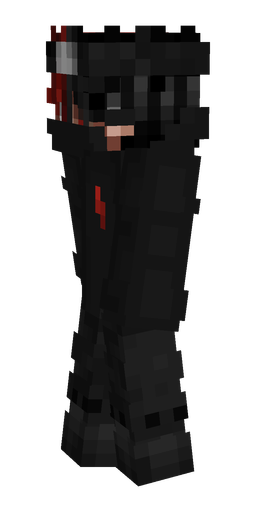 Black skin: body, left side render