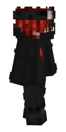 Black skin: body, right side render