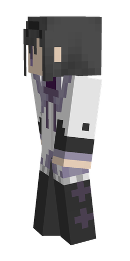 Black skin: body, left side render