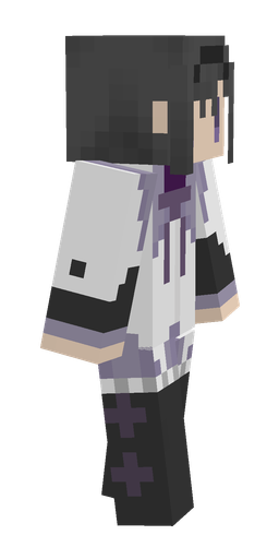 Black skin: body, right side render