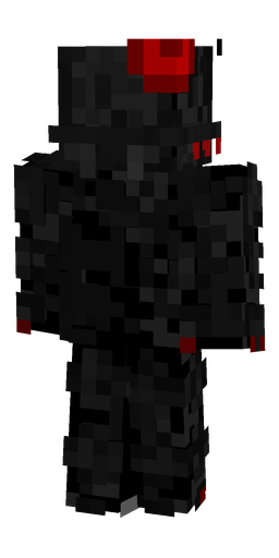 Black skin: body, back render