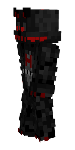 Black skin: body, left side render