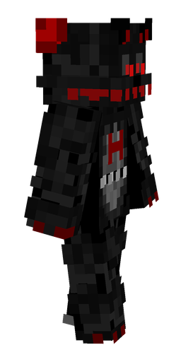 Black skin: body, right side render