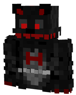 Black skin: bust render