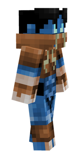 Black skin: body, right side render