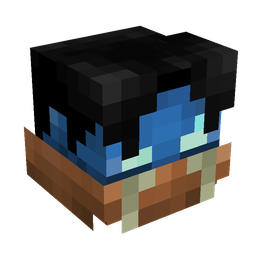 Black skin: head render
