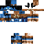 Black skin: raw texture render