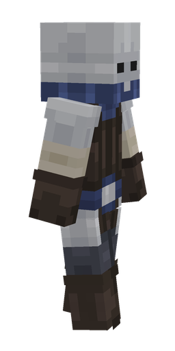 Brown skin: body, right side render