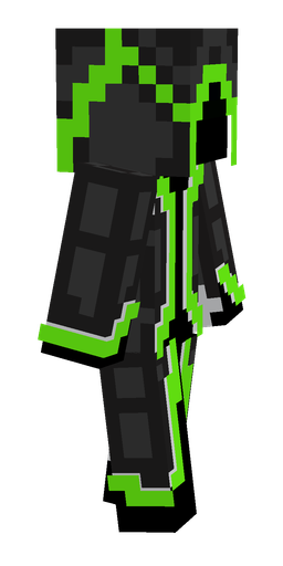 Black skin: body, right side render
